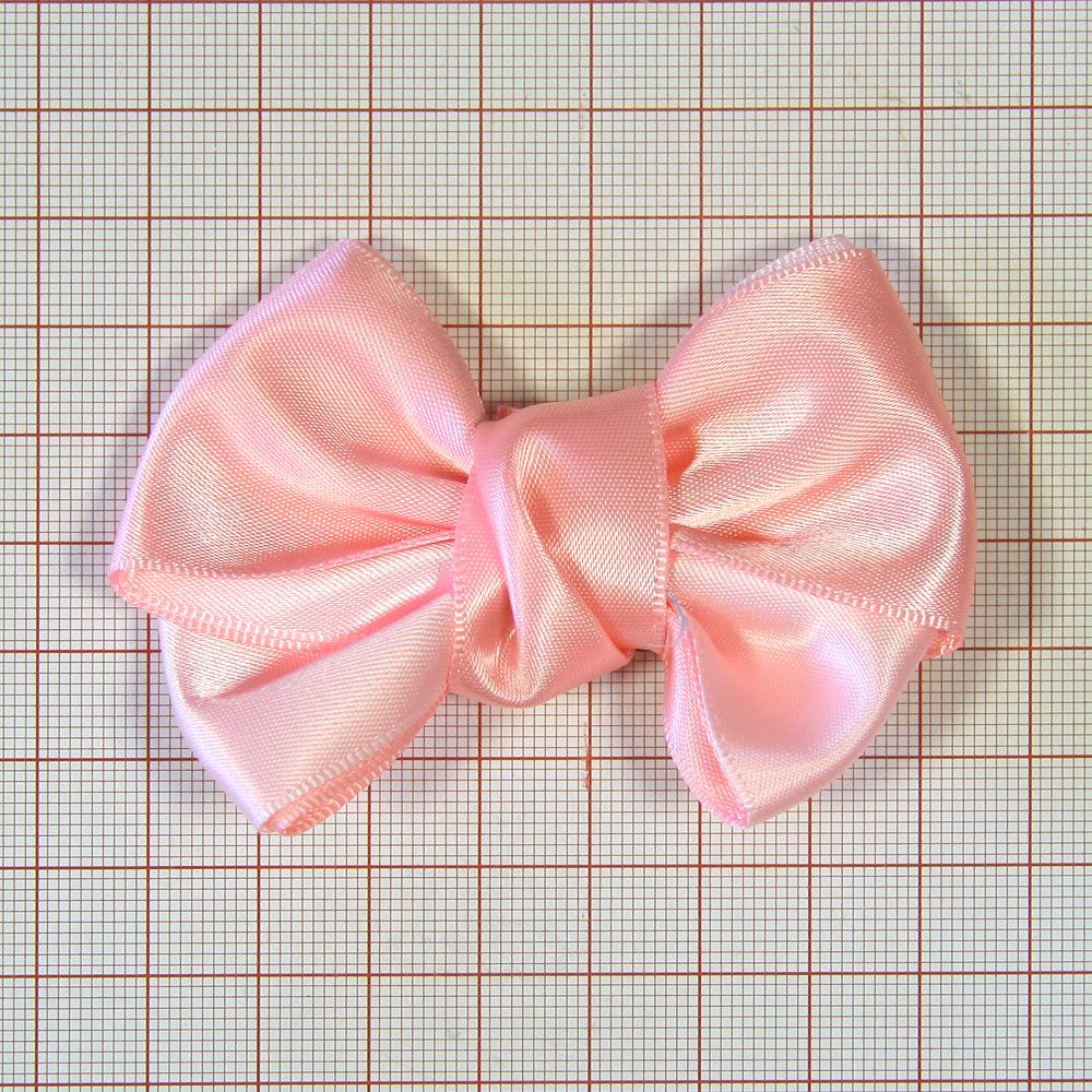 Аппликация декор обувная SABF2125 7,5*5см розовый бантик шт. Аппликации Пришивные Цветы Банты