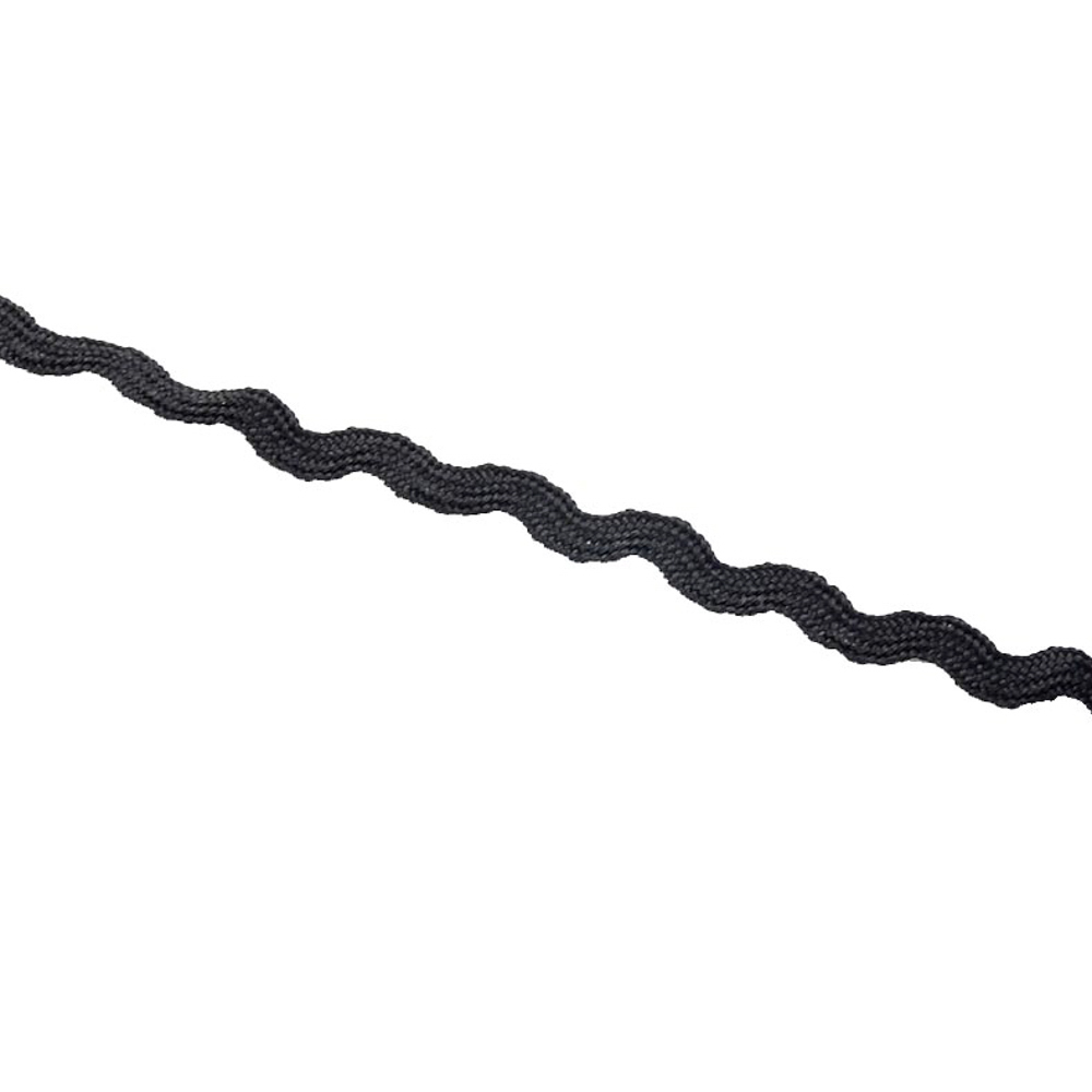 Тесьма Волна черная 50м. Тесьма Разное