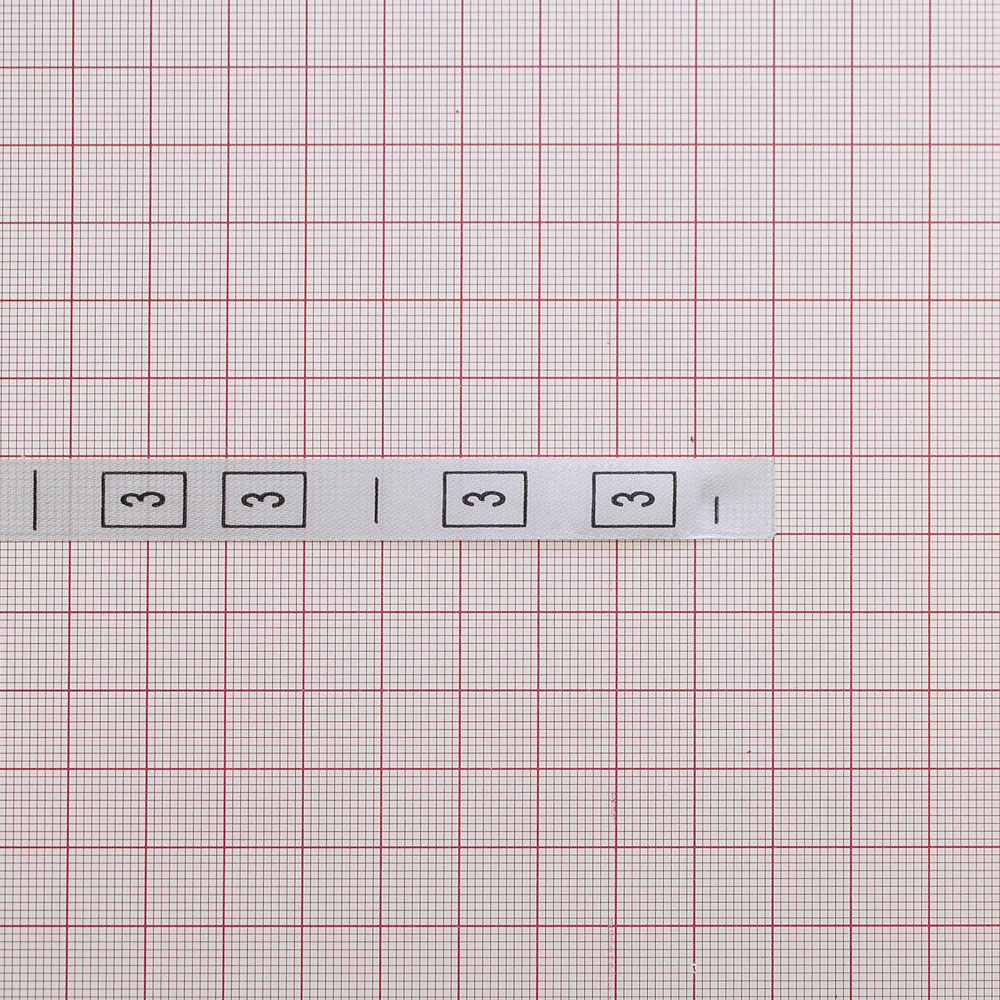 Размерник нейлон белый 03 /1250шт/, 50м. Размерник накатанный нейлон