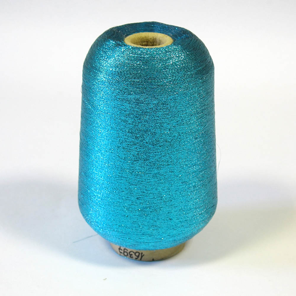 Нитка люрекс MX-18 бирюза /500г/ . Нитка Люрекс