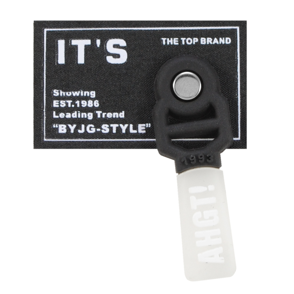 Лейба ткань It`s, с подвеской, 4,5*2,7см, черн., белый, шт. Лейба Ткань