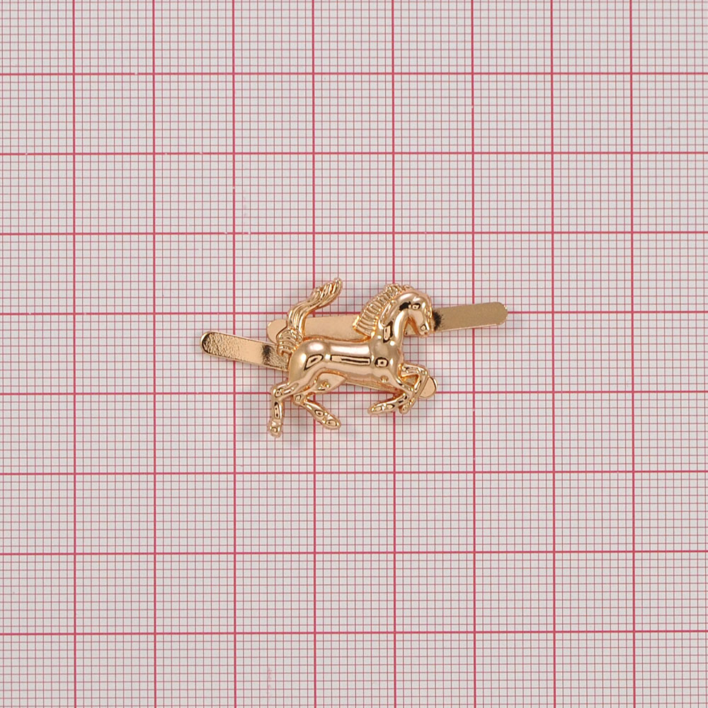 Краб металл F01652 20*26мм GOLD левый, шт. Крабы Металл Цветы, Жуки