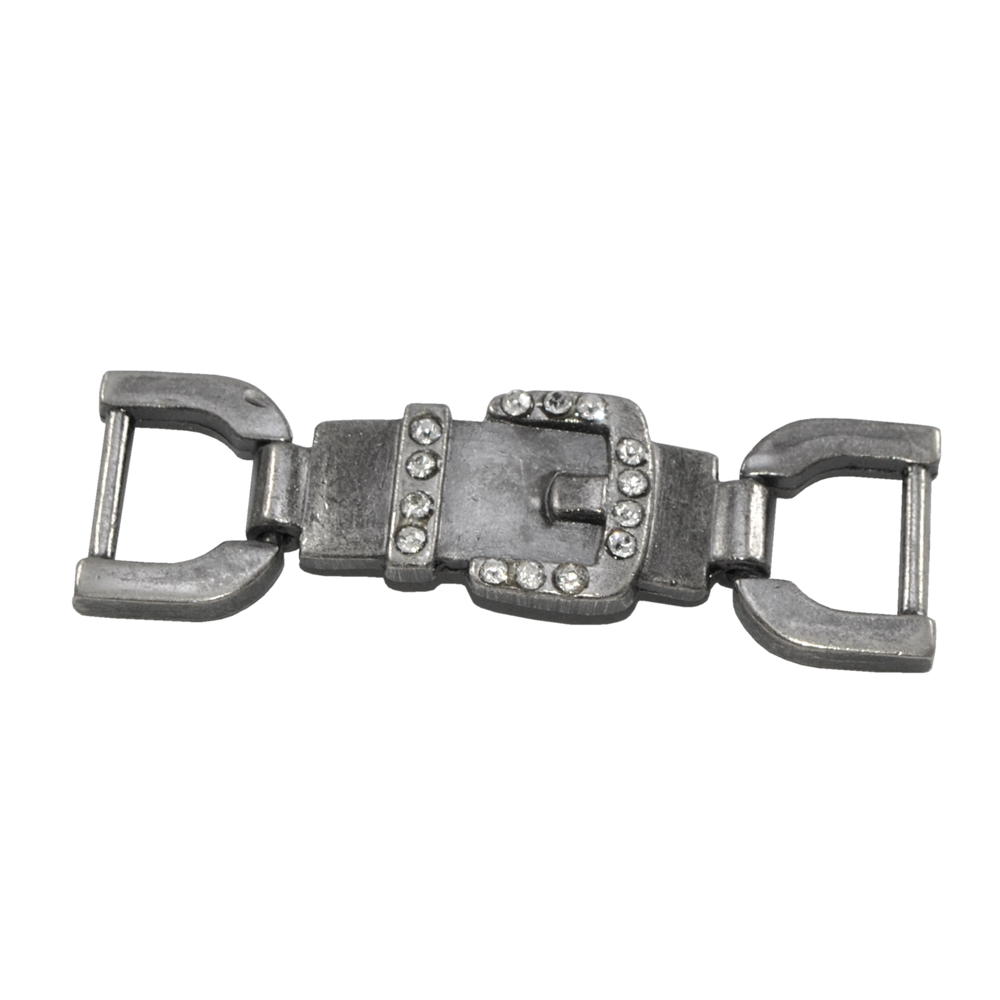 Перетяжка декор 10425 ANTIK SILVER Ремень 1см. Перетяжка металл