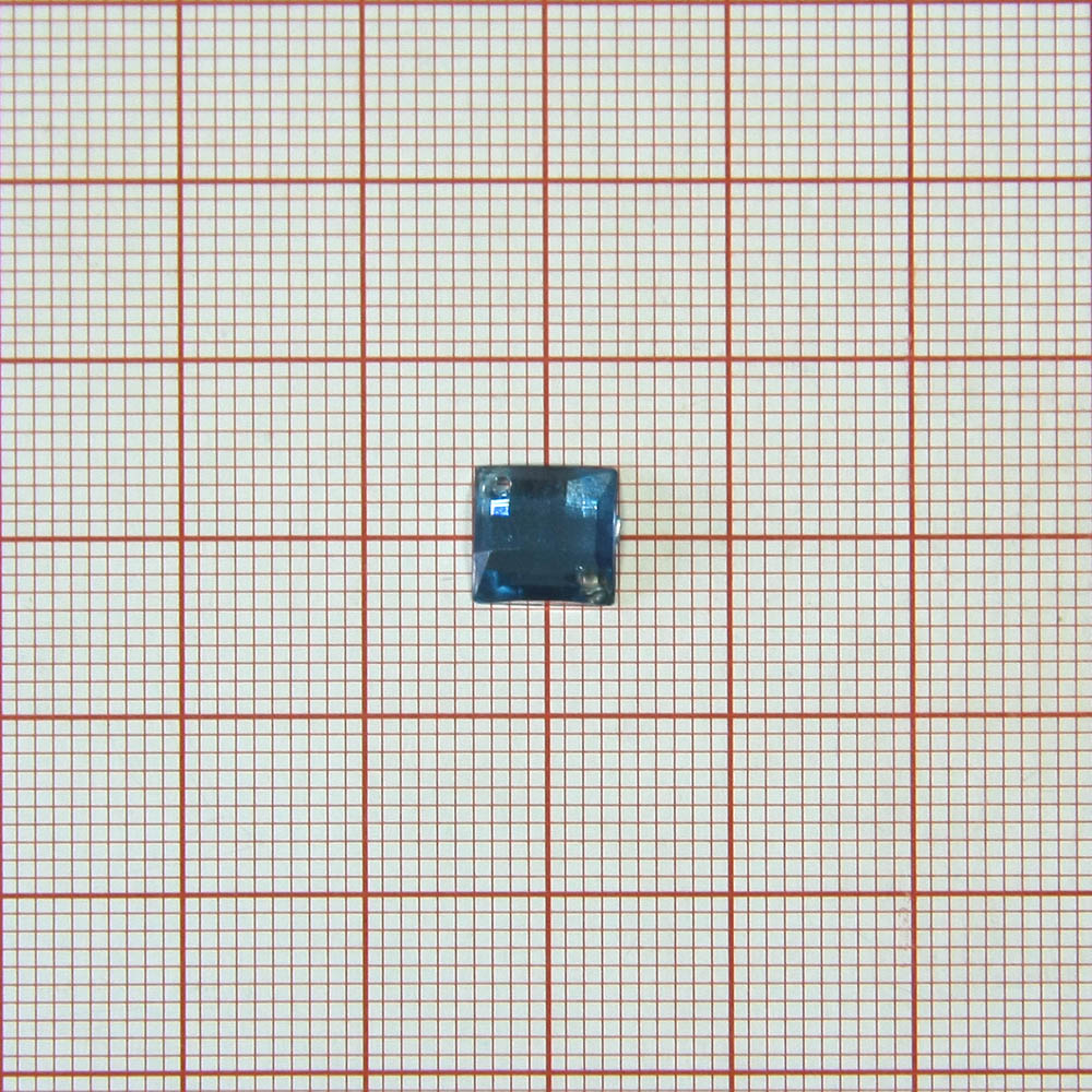 Стразы Д пришивн. квадрат 8*8мм серо-голубой 41, 1тыс.шт. Стразы пришивные