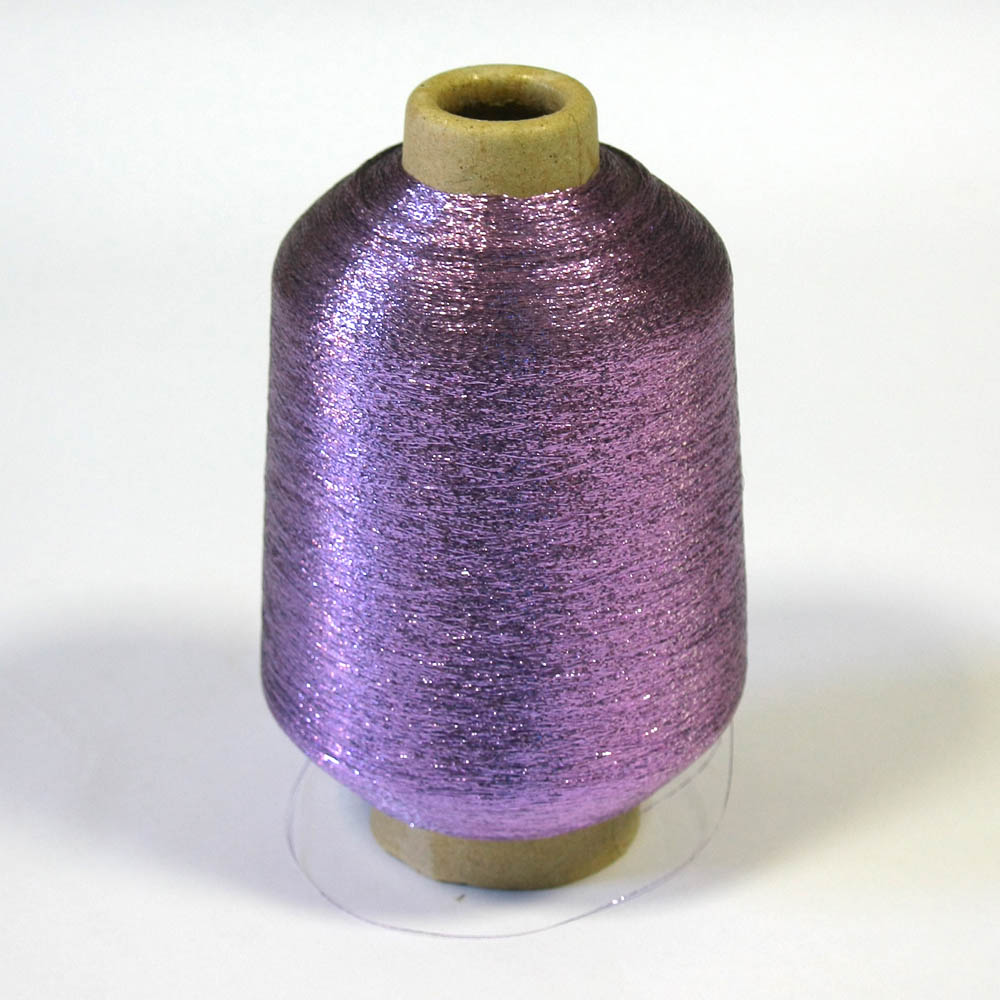 Нитка люрекс X-22 сирень /500г/ . Нитка Люрекс