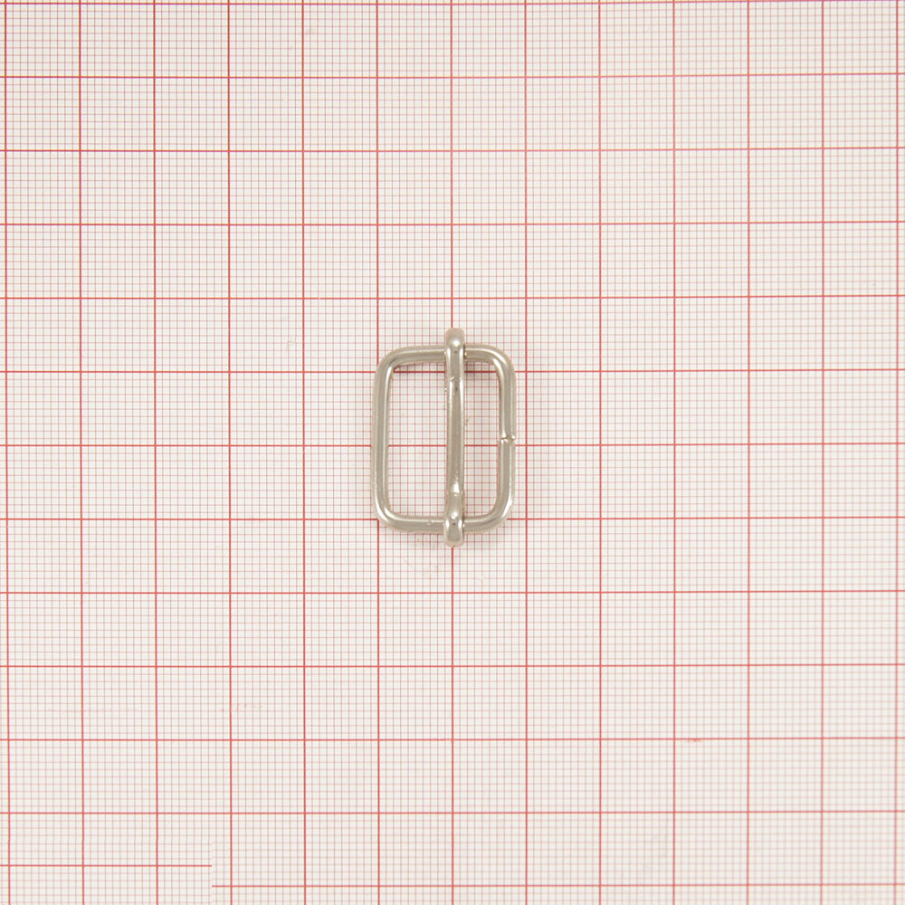 Перетяжка 20мм, NIKEL. Пряжка рамка, перетяжка