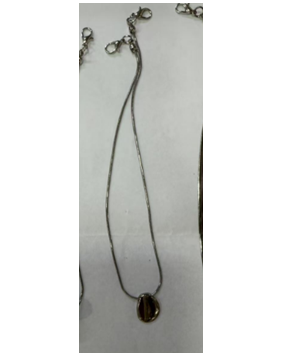 Цепочка с подвеской-капля, никель, шт. Украшения
