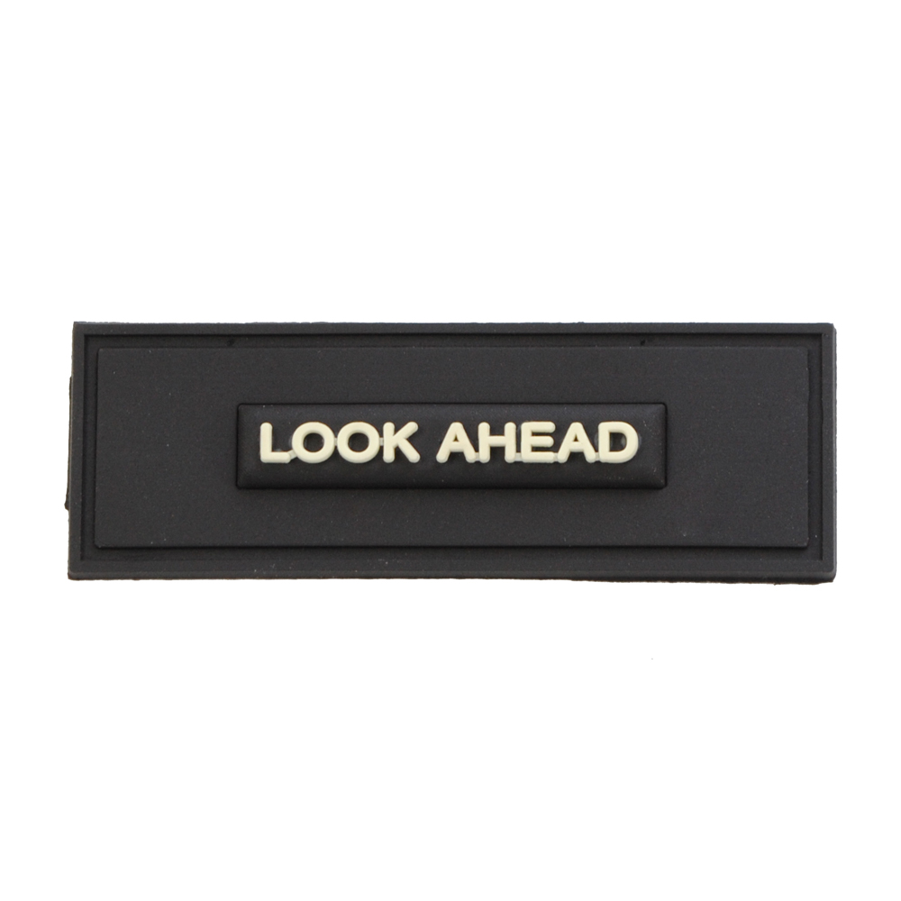 Лейба, рез. Look Ahead, ч/б, 6*2см, шт.. Лейба Резина