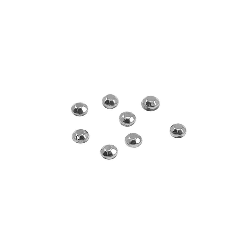 Стразы стеклянные клеевые SS-10 2,5мм, black hematite  57.6тыс.шт.; уп. Стразы стекло до 1000-50 гросс