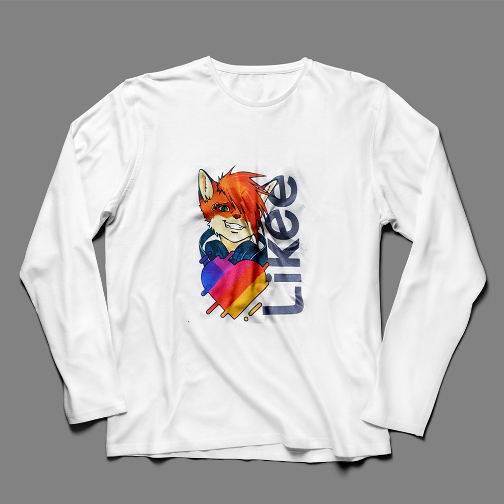 Аппликация пришивная Likee Fox furry DJ Лис-диджей 19*24см, разноцветный, шт. Аппликации Пришивные Постер