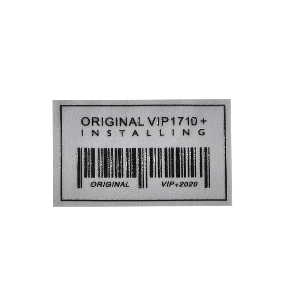 Лейба тканевая ORIGINAL VIP1710, 3.4*5.5см, черный, серый, шт. Лейба Ткань