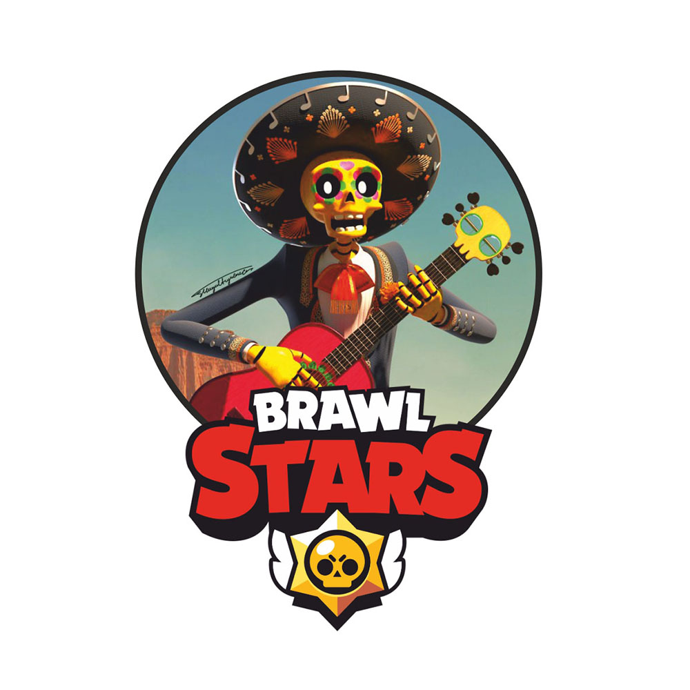 Термоаппликация Brawl Stars №15-13 Поко (круглая) 8*11см, шт. Термопереводки Детские