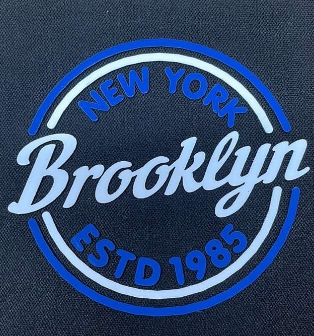 Аппликация, Brooklyn, 7*6,5см, лазер, плёнка 53362, 62396, шт. Термоаппликация плоттер/лазер