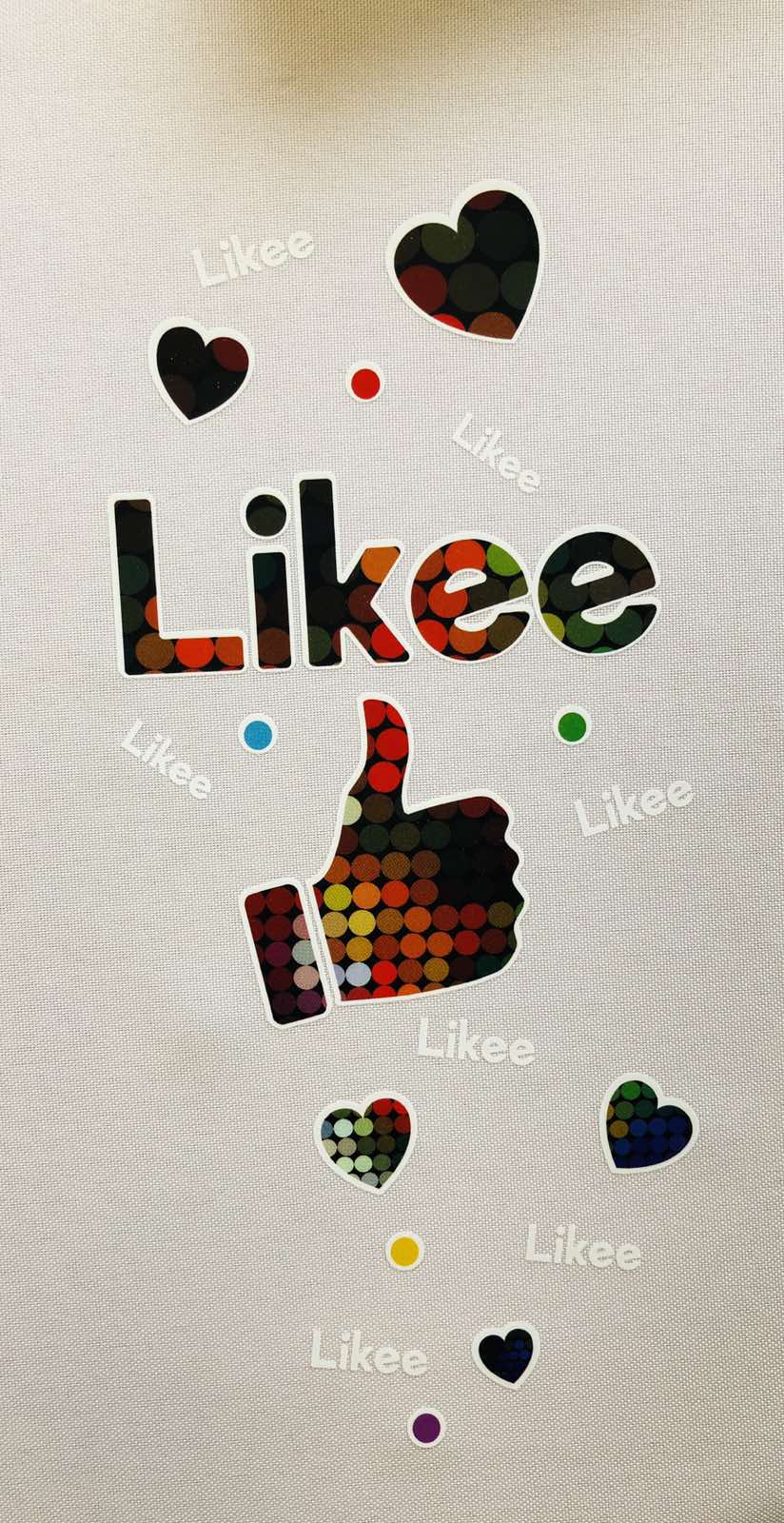 Термоаппликация №14-4 Likee рука и сердечки (большой) красно-черный в горошек 10,5*24см, шт. Термопереводки Детские