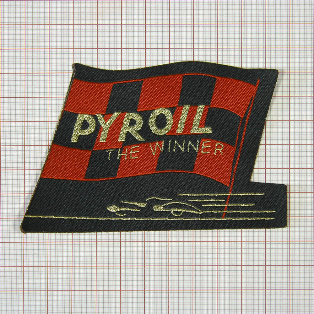 Нашивка Pyriol the Winner, 11*7 см, с люрексом. Шеврон Нашивка