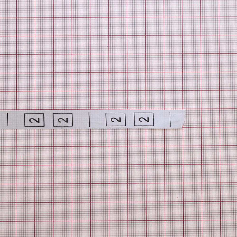 Размерник нейлон белый 02 /1250шт/, 50м. Размерник накатанный нейлон