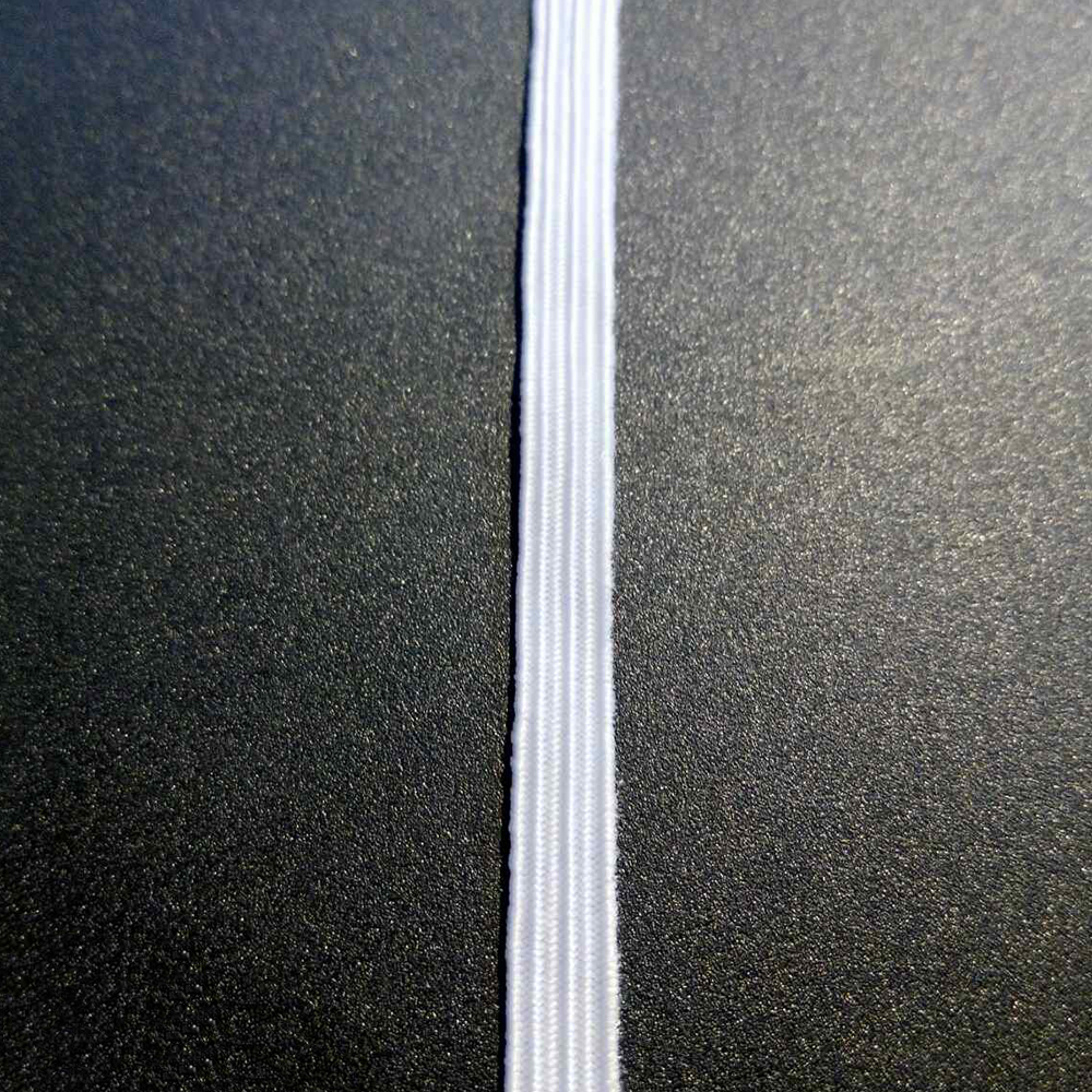 Резинка трикотажная 5мм, белая /Украина/, 100м. Резинка