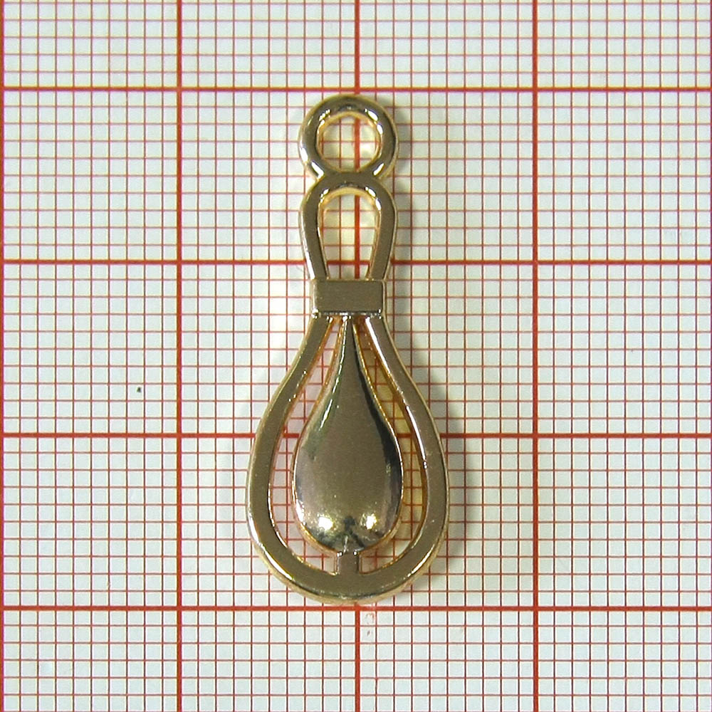 Подвеска металл Петля, 30*12мм, GOLD, шт. Подвески