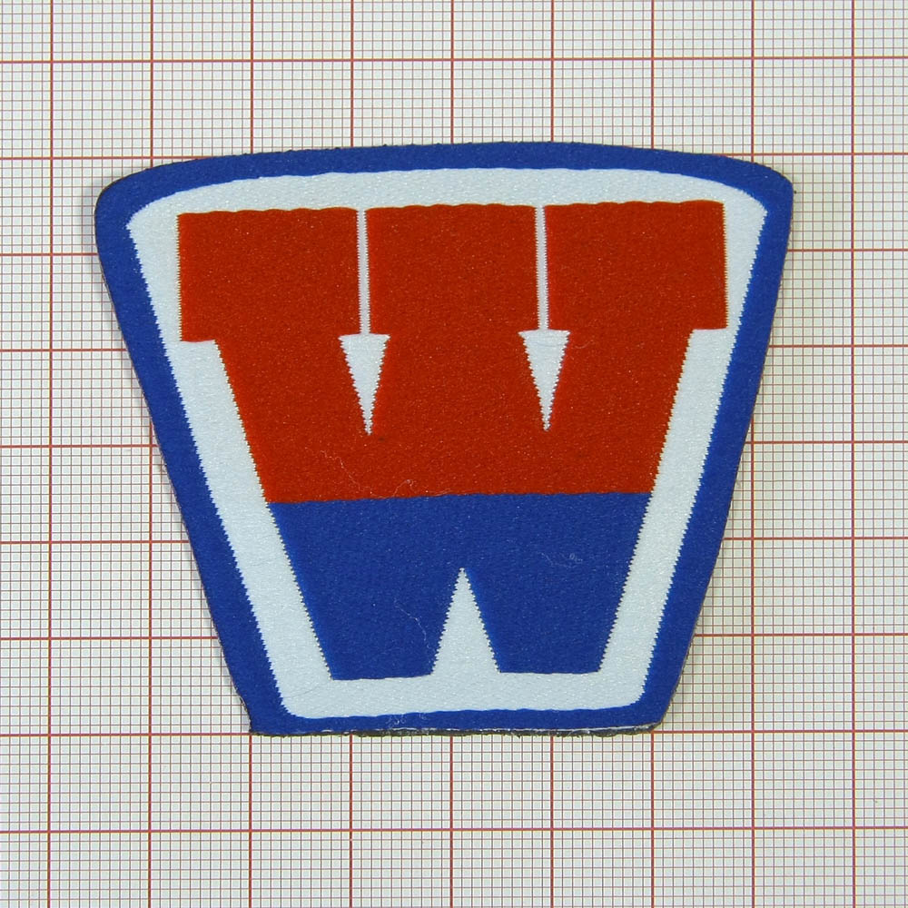 Нашивка W, белый, синий, красный, шт. Шеврон Нашивка
