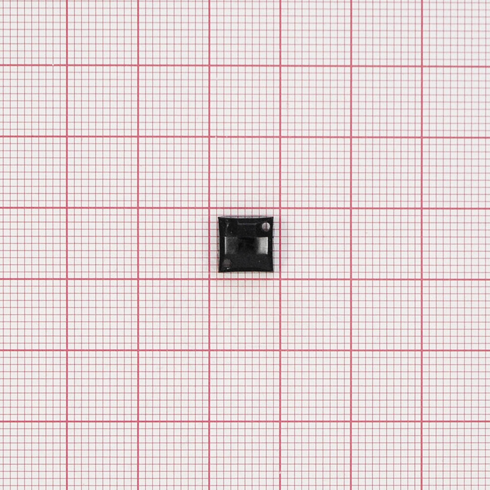 Стразы Д пришивн. квадрат 8*8мм черный 37, 1тыс.шт. Стразы пришивные