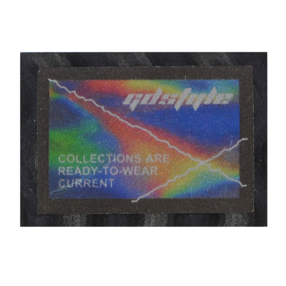 Лейба клеенка Coliections are ready-to-wear current, 4*3см, мат., черн., радужн., светоотр., шт. Лейба Клеенка