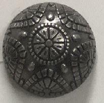 Пуговица металлическая Анастасия круглая 20мм, Old Silver, шт. Пуговица Металл