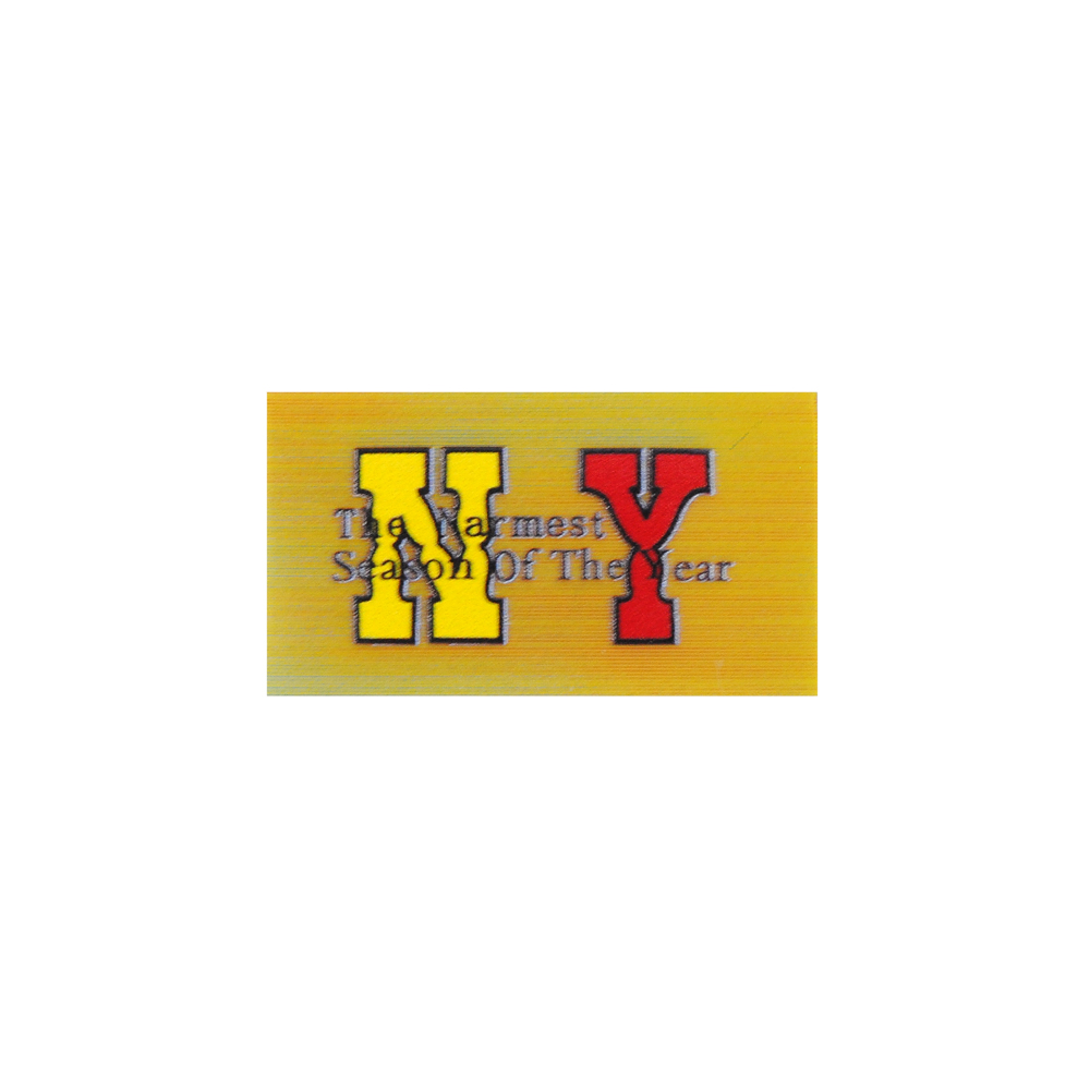 Лейба силикон NY, 2,5*4,5см, зеленый, голубой, черный, желтый, красный, шт. Лейба Силикон
