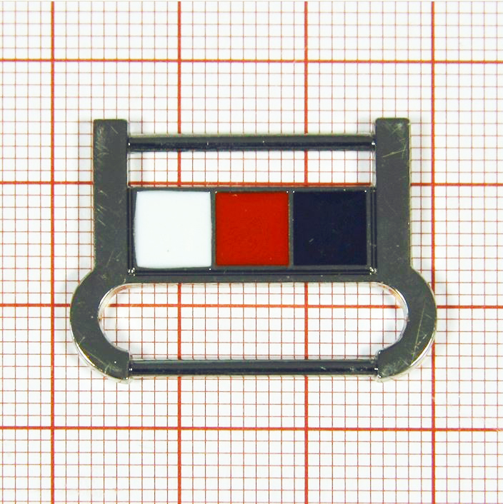 Перетяжка метал 18227 18мм NIKEL . Перетяжка металл