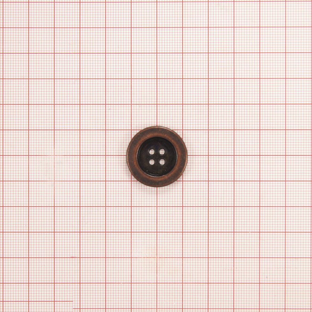 Пуговица AD-63-36 medn 23мм. Пуговица металлическая
