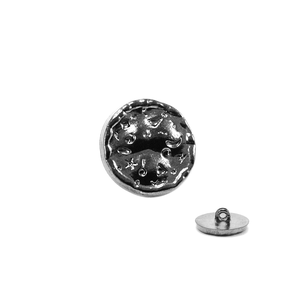 Пуговица TR-17-36 BN20мм. Пуговица металлизированная