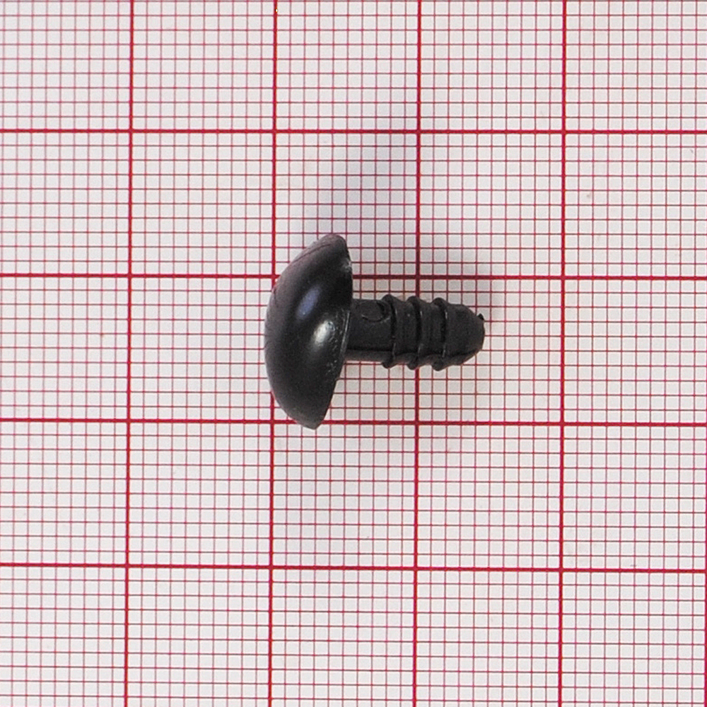 Нос на ножке №2-2, черный треугольный 15*12мм, 1тыс.шт. Носики на ножке