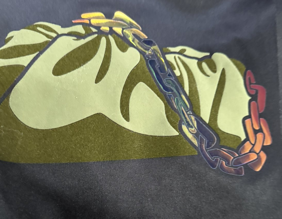 Аппликация, Сумка с цепью, 23*14,2см, лазер, плёнка 62411, 62309, 62312, шт. Термоаппликация плоттер/лазер