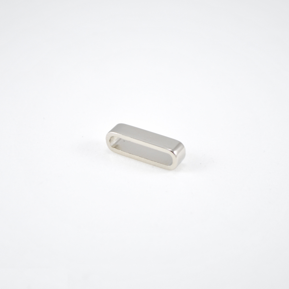 Рамка метал LS style /6*23мм/ Nikel, . Пряжка рамка, перетяжка