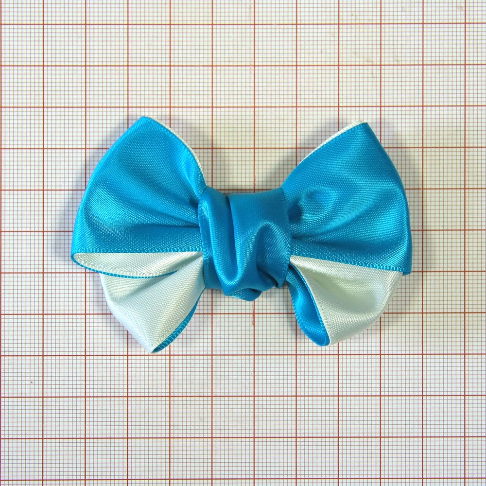 Аппликация декор обувная SABF2125 7,5*5см нифритово-зелен., желтый бантик, шт. Аппликации Пришивные Цветы Банты