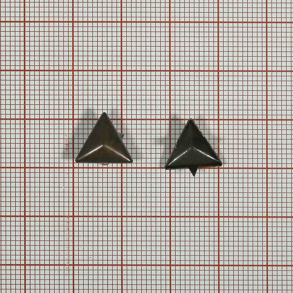 Краб металлический MS-13/ треугольник 11мм medn/ 1т.шт. Крабы Металл MS