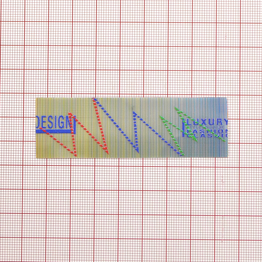 Лейба клеенка Зигзаг, 2,5*8см, синий, красный, зеленый, шт. Лейба Клеенка