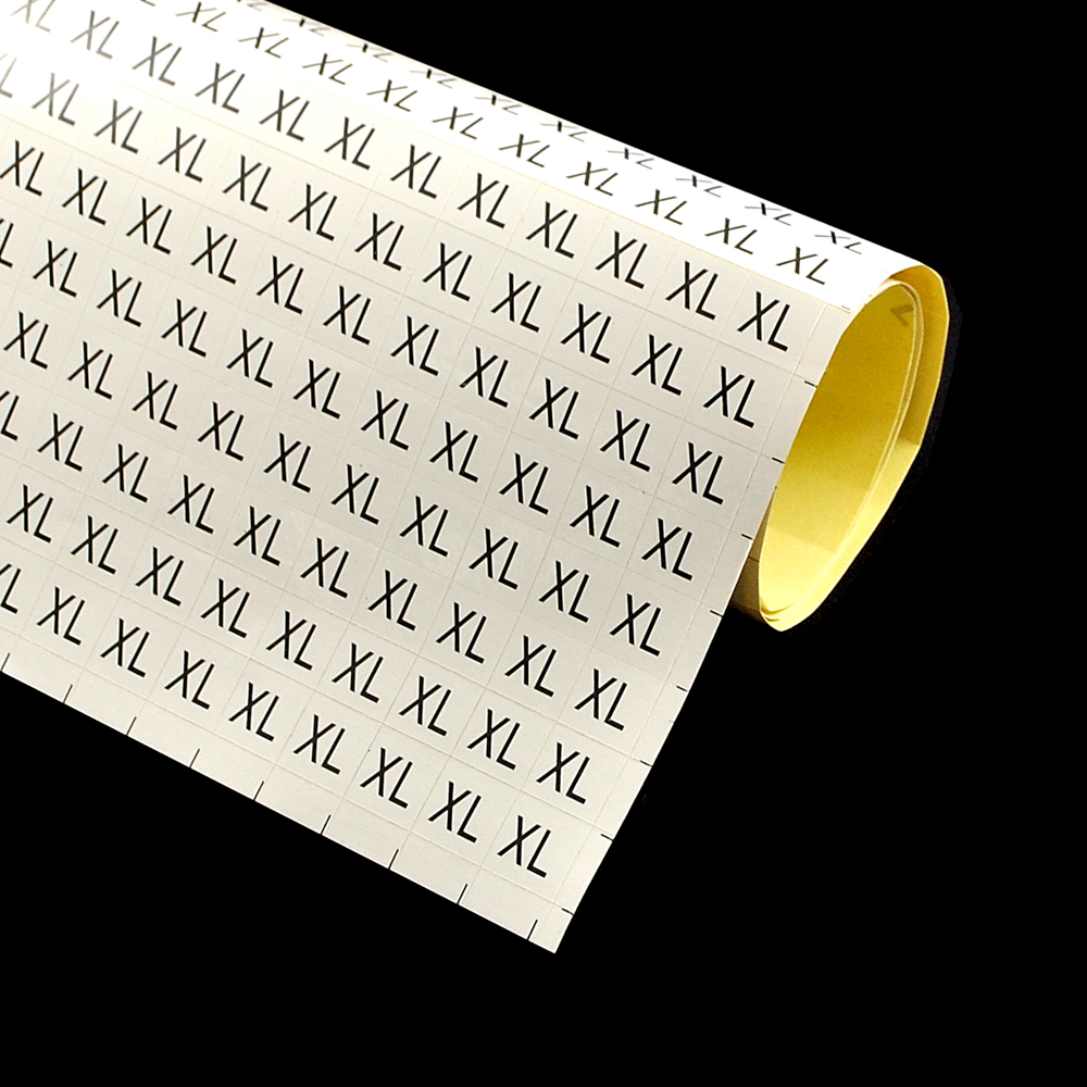 Размерник листовой самоклеящийся  XL белый (20*50шт) . Размерник клеевой (лист)