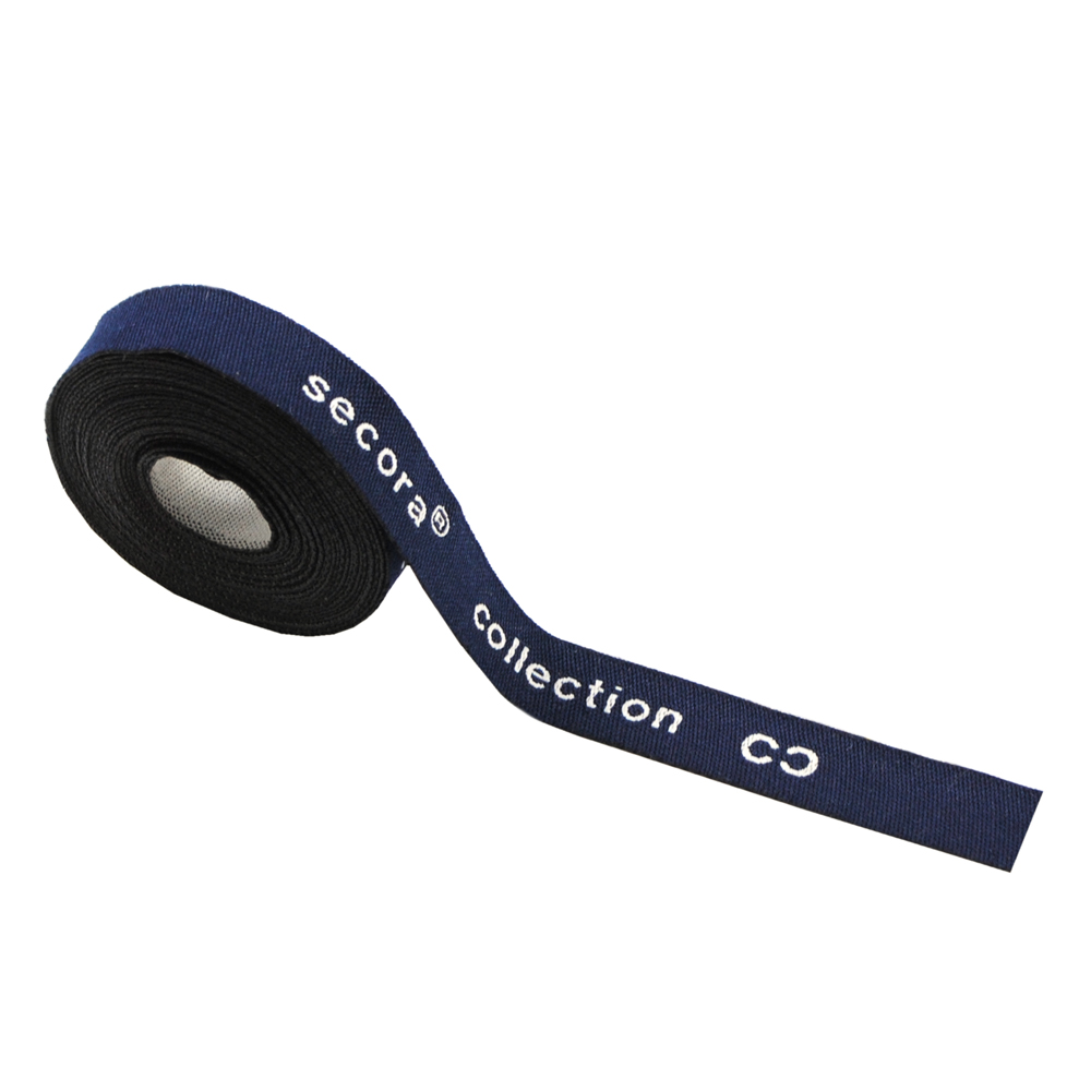 Этикетка тканевая вышитая Secora Collection /1см / . Вышивка / этикетка тканевая