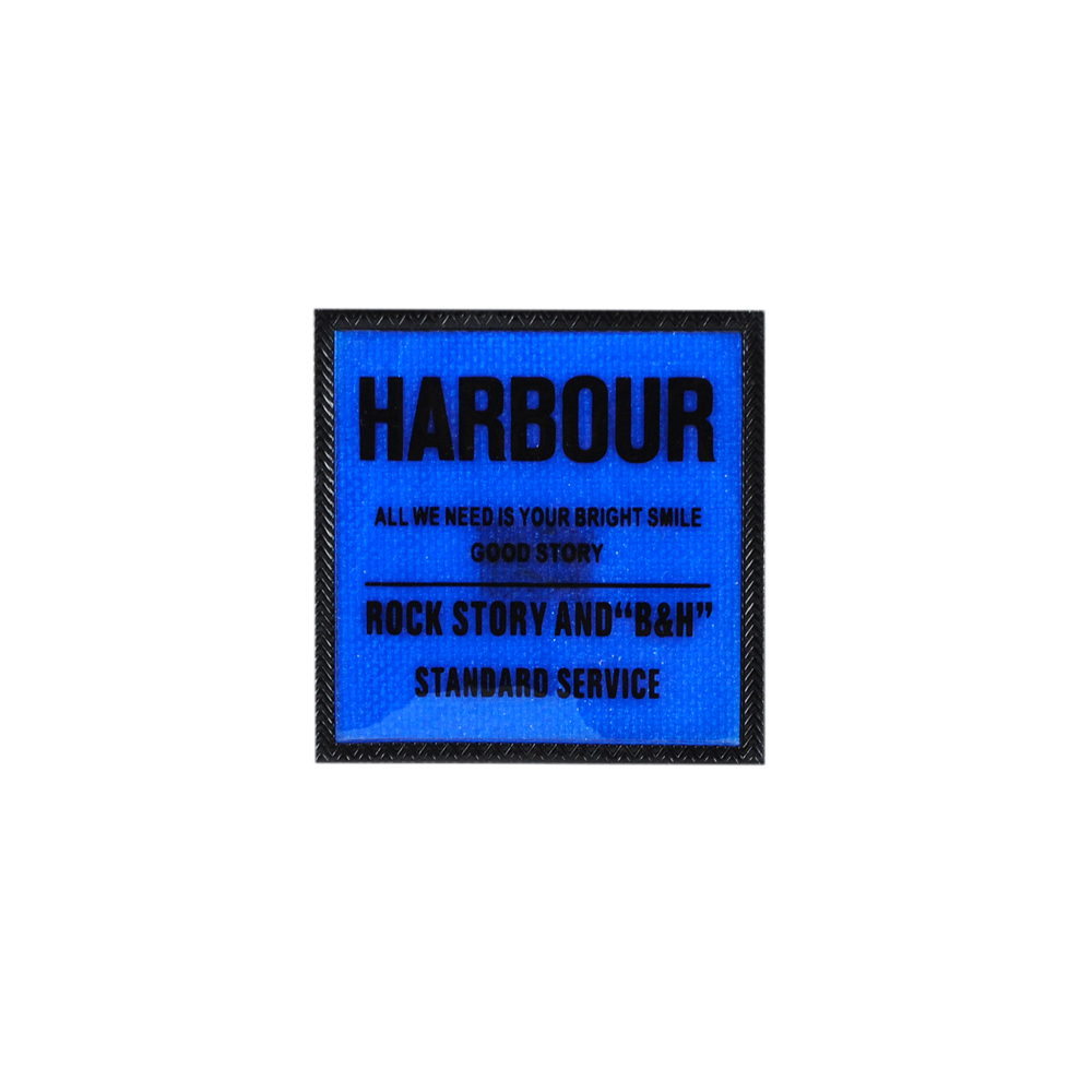 Лейба клеенка HARBOUR, 5*5см, черный, синий, шт. Лейба Клеенка