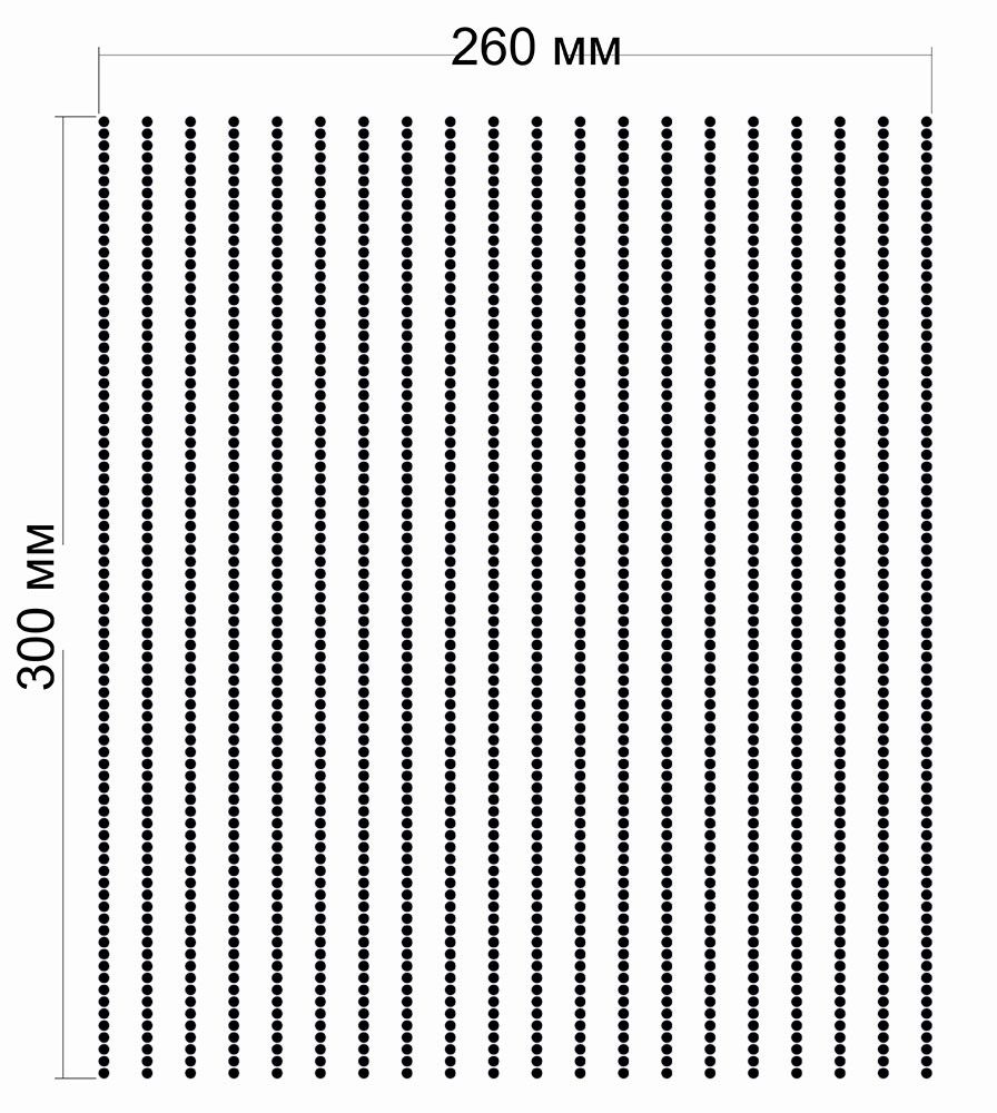 Термоаппликация Полосы №3 /300х260мм/ SS-10 белые  шт. Аппликации клеевые Рисунки из страз
