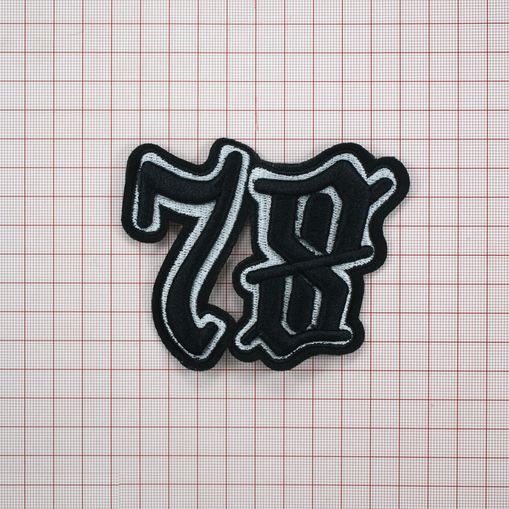 Лейба тканевая 78 10*8см черный, серый, шт. Лейба Ткань