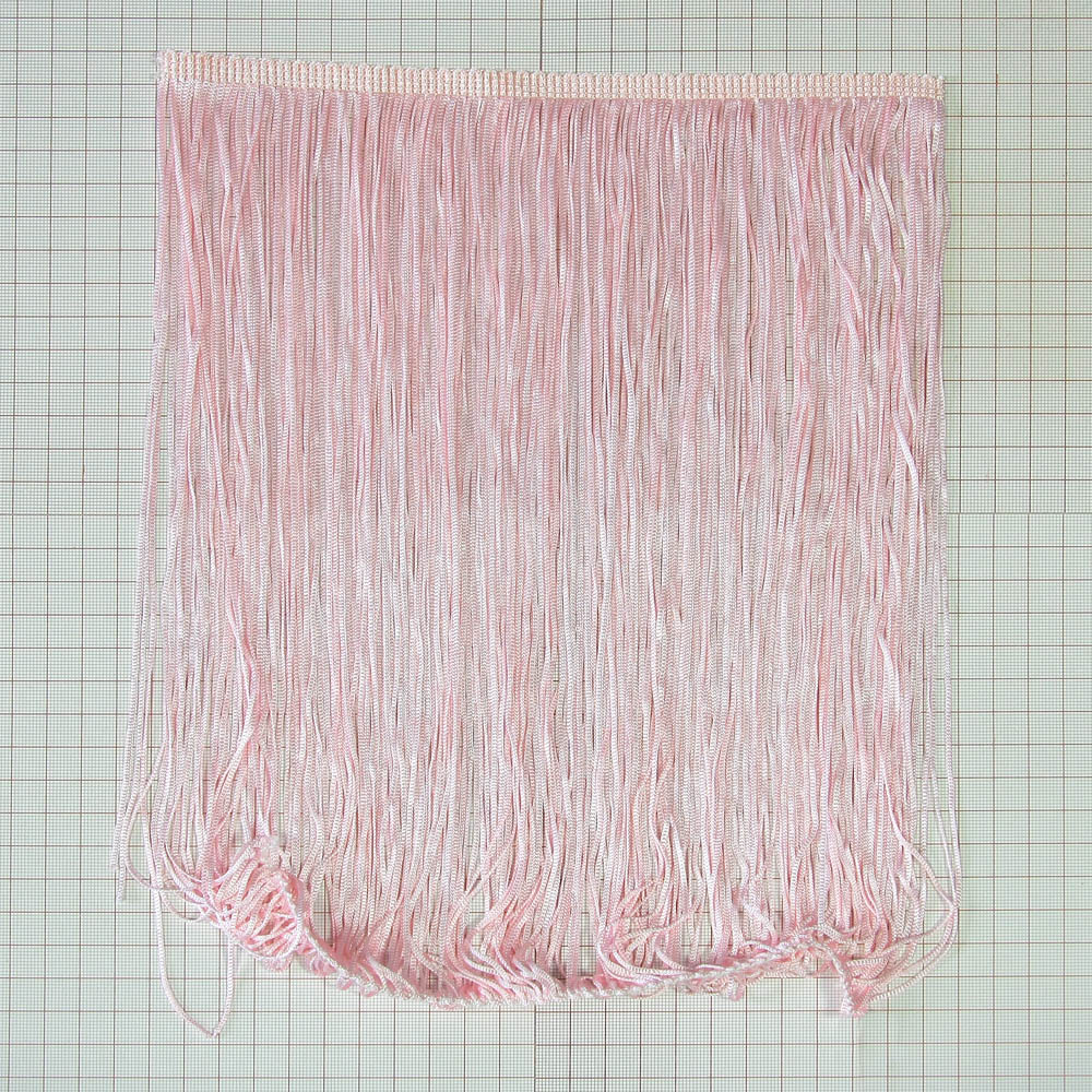 Бахрома нейлон 30см св.розовая  м. Бахрома