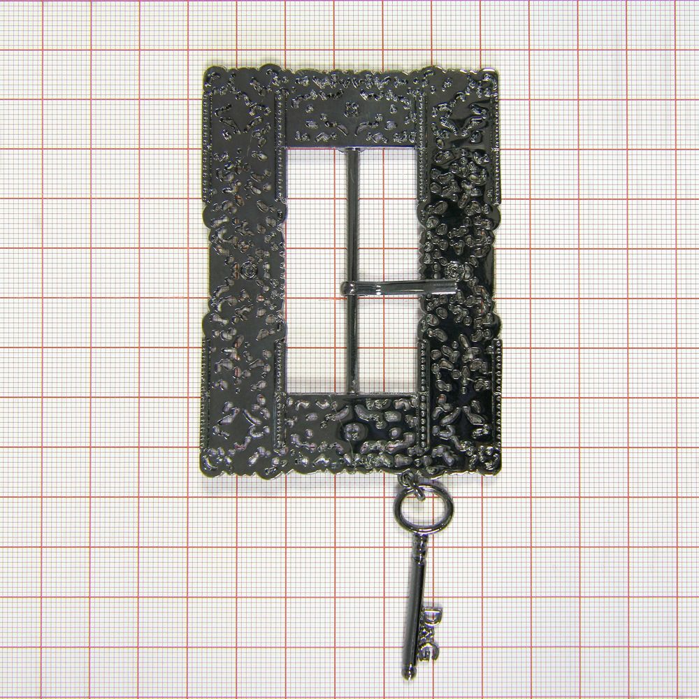 Пряжка металл A9202 BLACK NIKEL /5см/. Пряжка