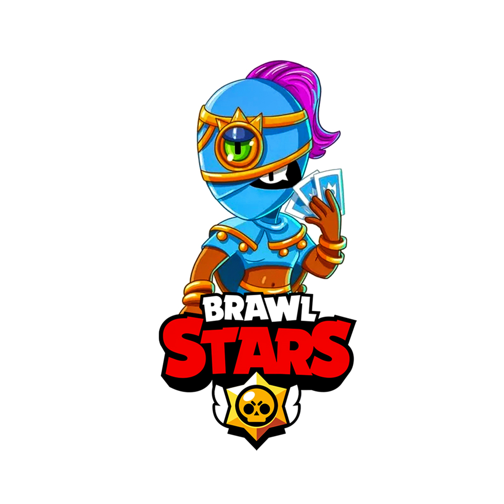 Термоаппликация Brawl Stars №3-2  (Tara) 19*13см, шт. Термопереводки Детские