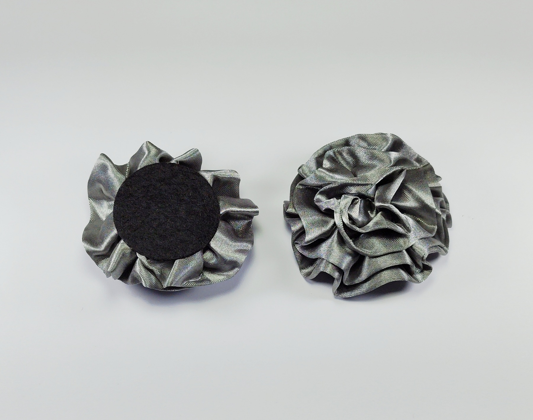 Аппликация декор Цветок, серый, шт. Аппликация Декор