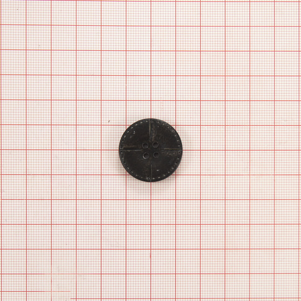 Пуговица ВР-37-40 черная. Пуговица пластмассовая