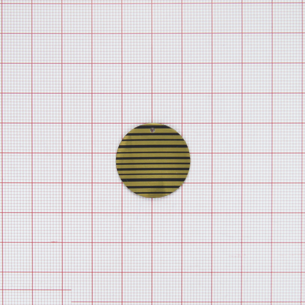 Пайетки 25мм штучн. кругл. D-2 золотая зебра, кг. Пайетки