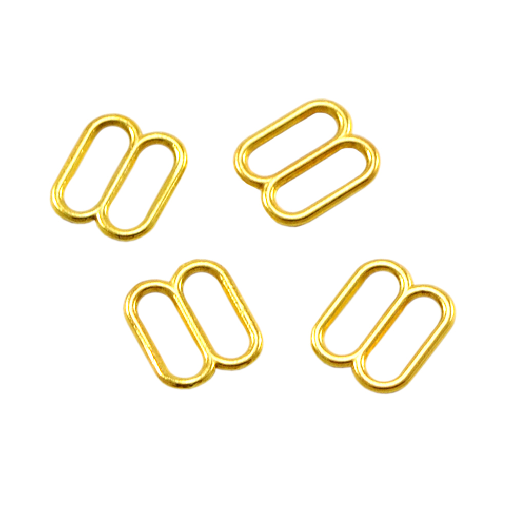 Перетяжка бельевая металл А808 GOLD 8*6,1мм (внутр.), 10,1*8,9мм (внешн.), 1т.шт, уп. Перетяжка бельевая