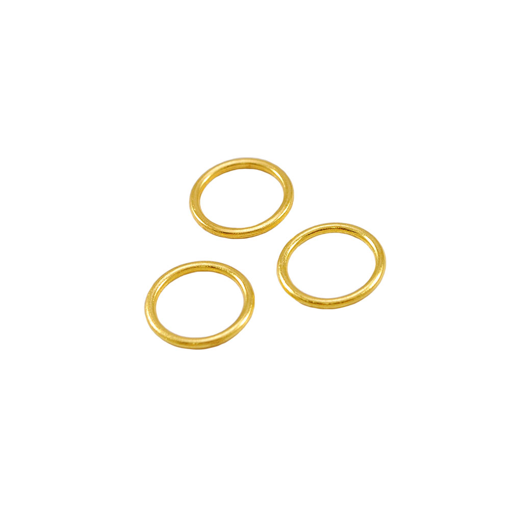 Кольцо бельевое металл А010 GOLD 8,7мм (внутр.), 11,6мм (внешн.), 1т.шт, уп. Кольцо бельевое