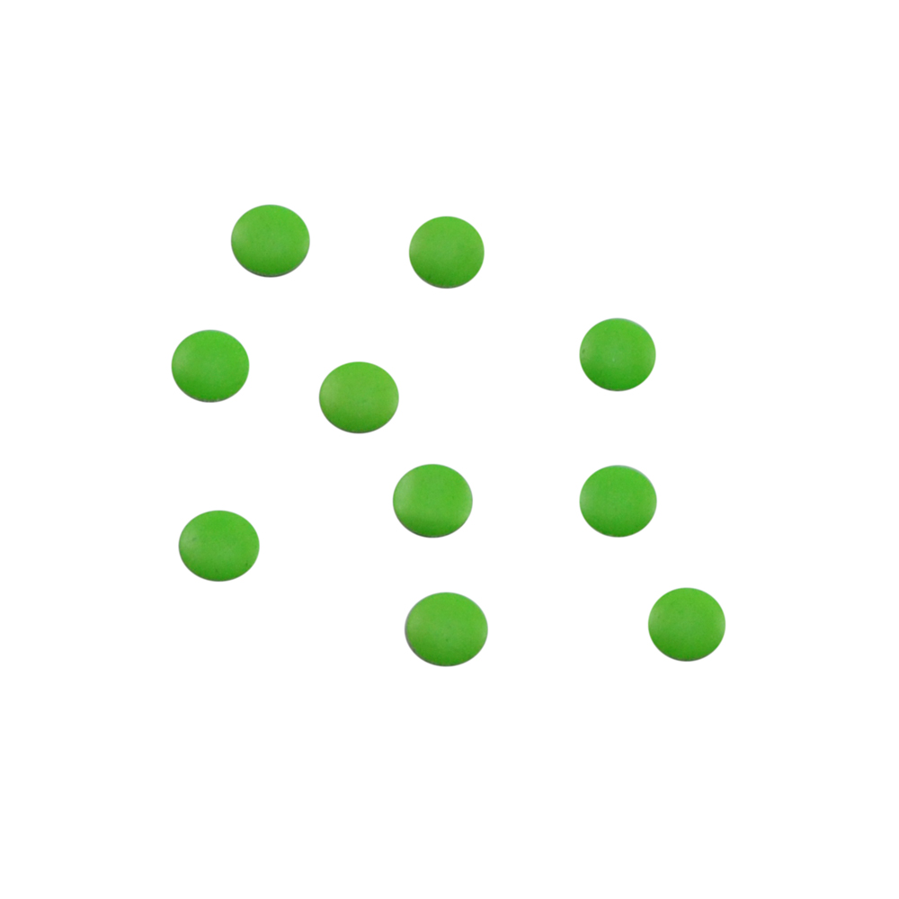 Стразы неон клеев. круг 3мм зеленый (acid lt.green)  72тыс.шт; уп. Стразы клеевые флуоресцентные